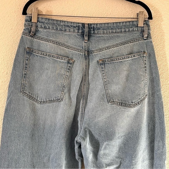 LOFT The Straight Jeans High Rise Light Wash Jeans Women Measures Size 32 - Picture 5 of 8